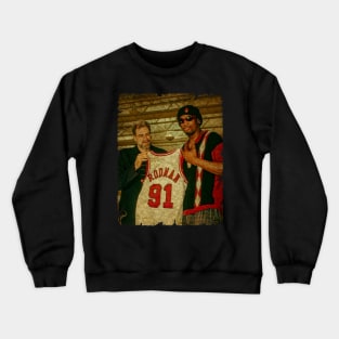 Dennis Rodman The First Join to Chicago Bulls Crewneck Sweatshirt